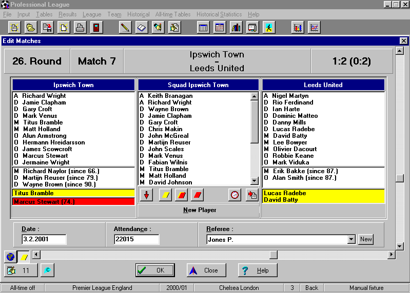 Professional League Screenshot